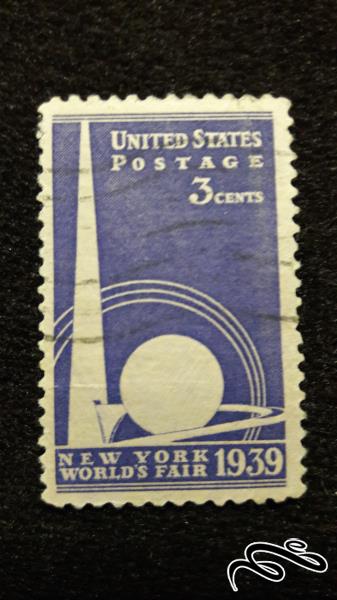 تمبر خارجی قدیمی و کلاسیک ایالات متحده آمریکا 1939
