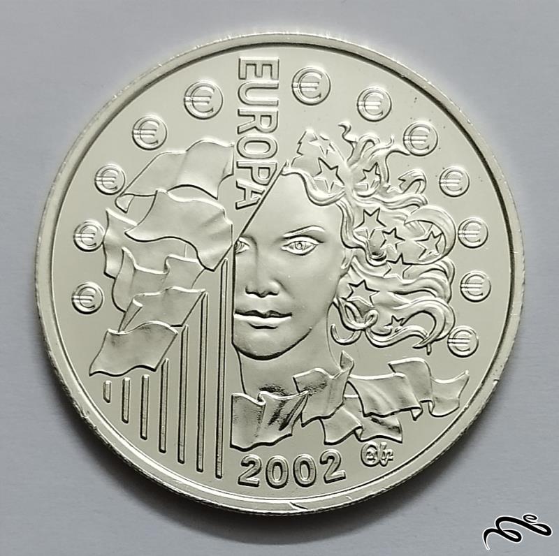 سکه نقره یادبودی فرانسه ۲۰۰۲