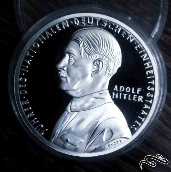 سکه یادبود  روکش نقره از کشور آلمان هیتلری