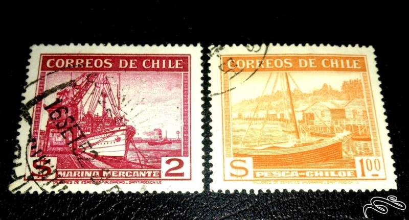 تمبرهای قدیمی شیلی