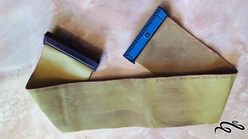 کابل IDE هارد رایتر 2 سوکت قدیمی 35 سانت عالی (ک 19)(ب 3)2