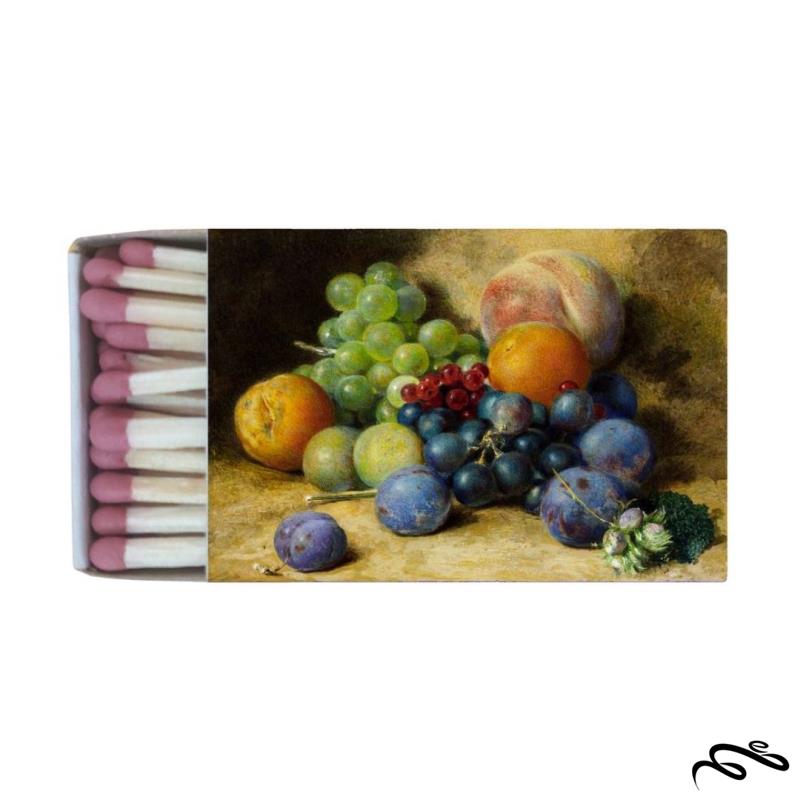 کبریت طرح نقاشی میوه