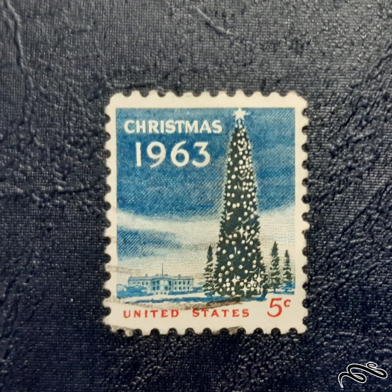 تمبر امریکا - کریسمس 1963