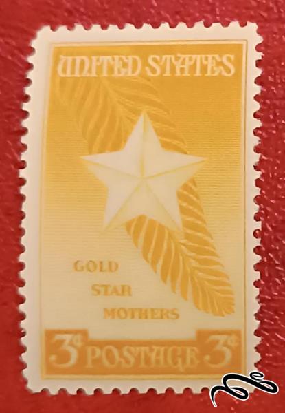 تمبر زیبای باارزش قدیمی 3 سنت 1965 امریکا . ستاره طلایی (93)9