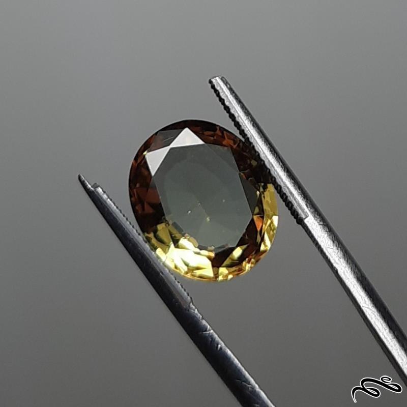 الکساندریت هفت رنگ ( زولتانایت ) تراش جواهری اصلی