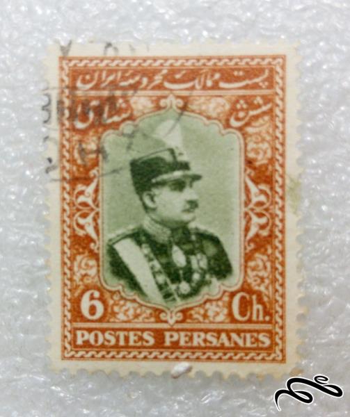 تمبر زیبای 6 شاهی پهلوی تاجگذاری رضاشاه (98)0