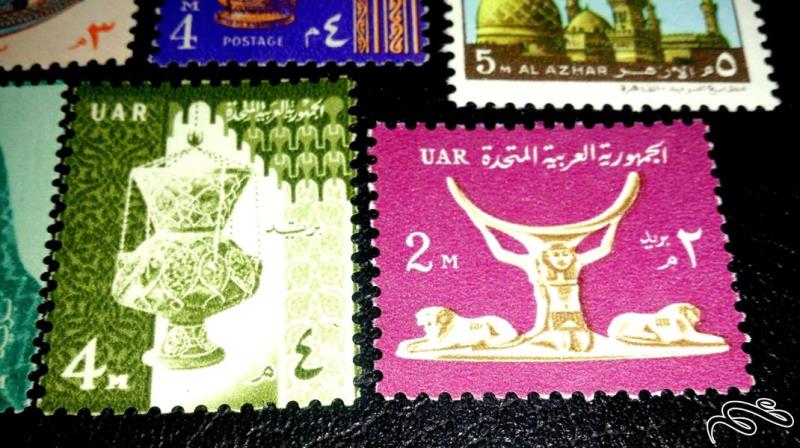 تمبرهای قدیمی مصر