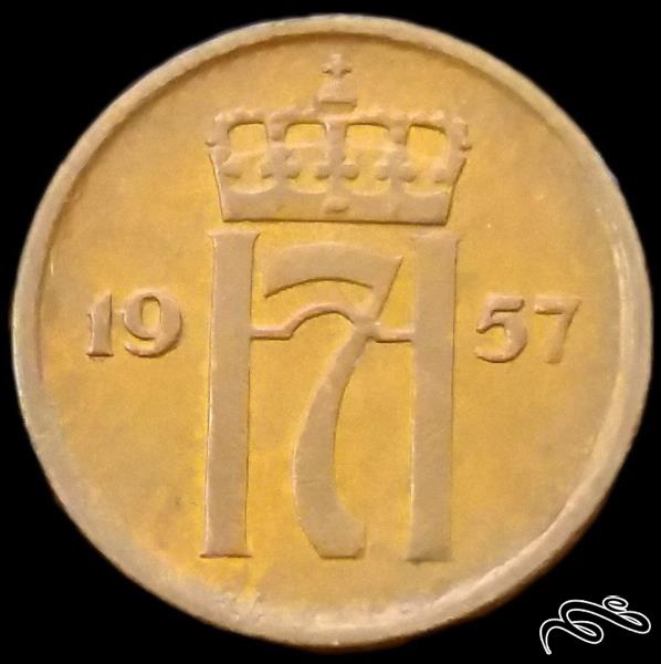 1 اور کمیاب 1957 نروژ (گالری بخشایش)