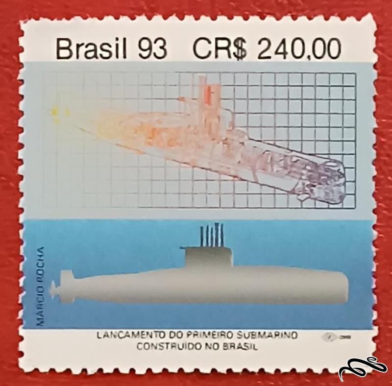 تمبر باارزش ۱۹۹۳ برزیل / زیر دریایی (۹۲)۶