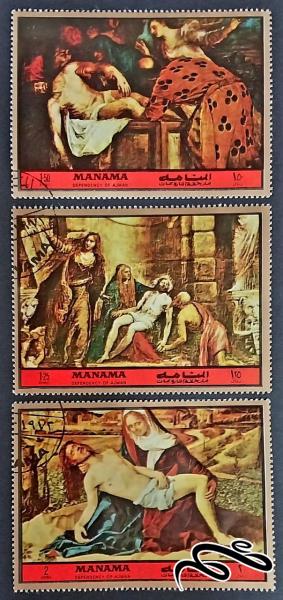 نقاشی های عید پاک - نزول از صلیب - تابلویی / منامه 1972