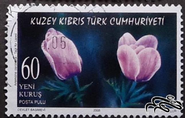 تمبر باارزش زیبای 2005 ترکیه . گل . باطله (94)6