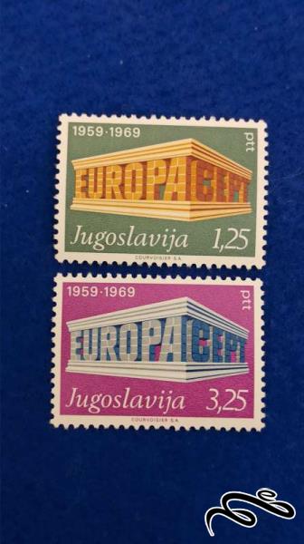سری 2 تمبر مهر نخورده یوگسلاوی ( کد 21 )