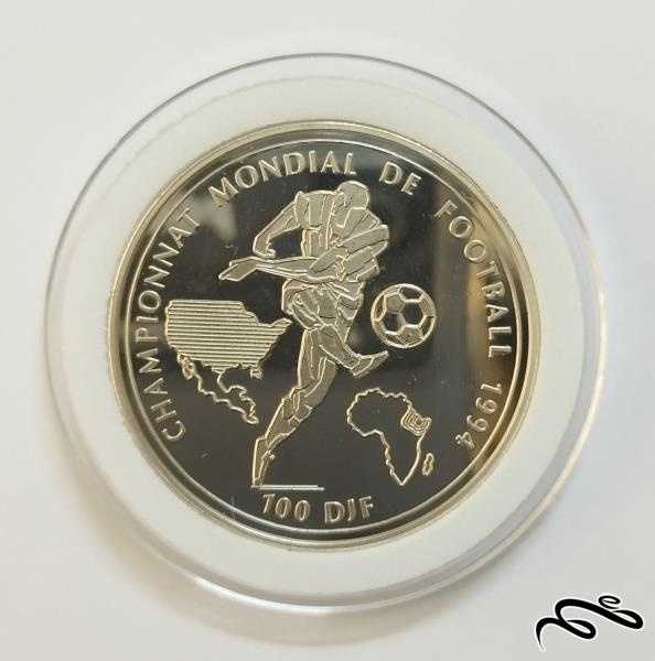 سکه نقره 100 فرانک جیبوتی 1994