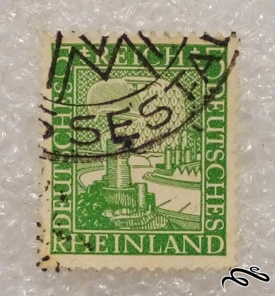 تمبر زیبا و ارزشمند قدیمی خارجی .باطله (96)3