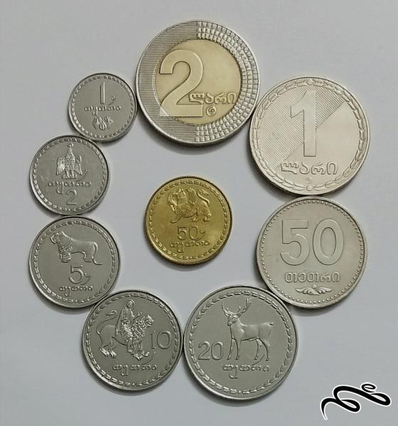 ست کامل سکه های گرجستان