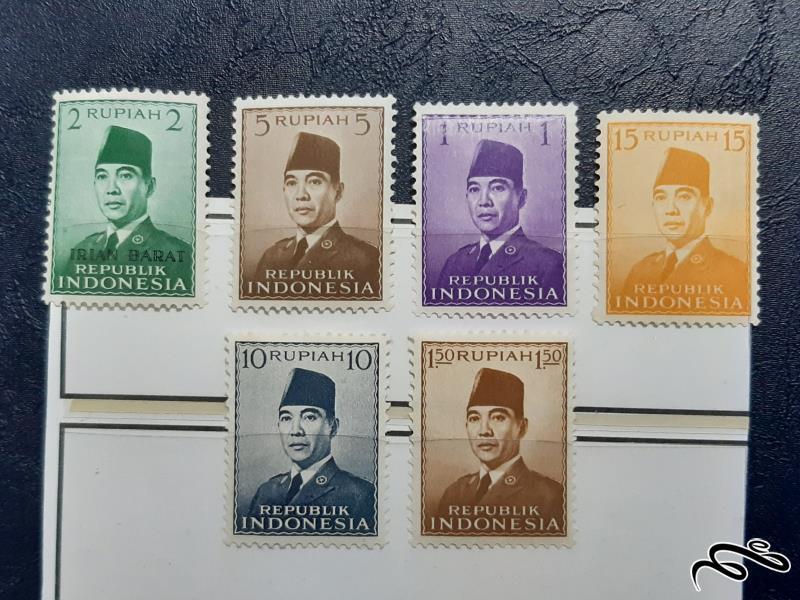 سری تمبر رهبر ملی اندونزی - سوکارنو