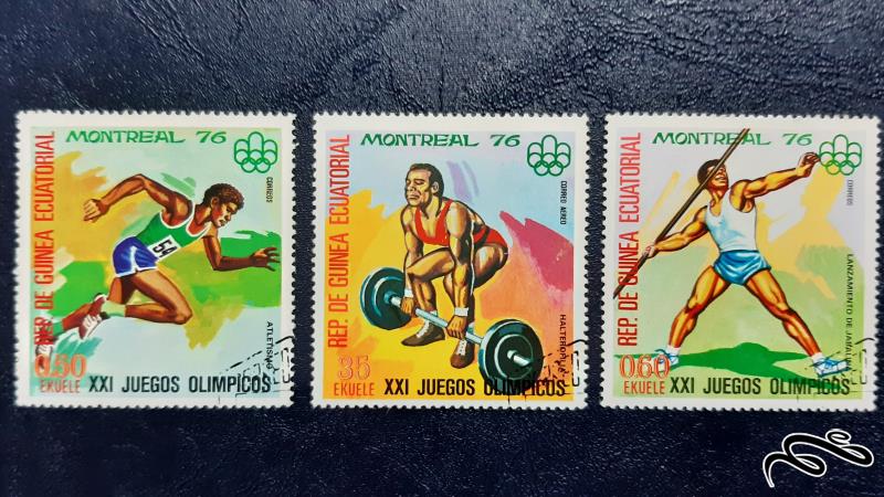سری تمبر المپیک مونترال 76 کانادا - گینه