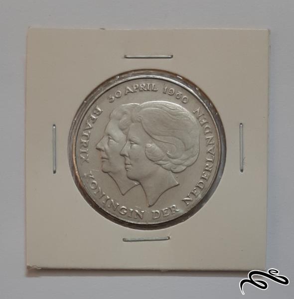 سکه یادبودی ملکه بئاتریس هلند
