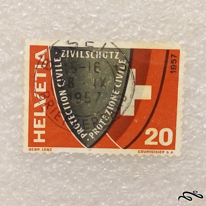 تمبر زیبا و ارزشمند قدیمی سوئیس باطله (۹۶)۷