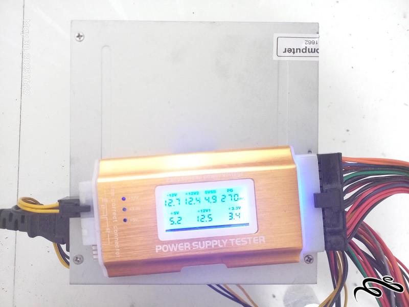 پاور Sky Dude P4-550W فن کوچک 24 پین