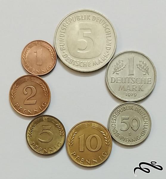 ست کامل سکه های آلمان