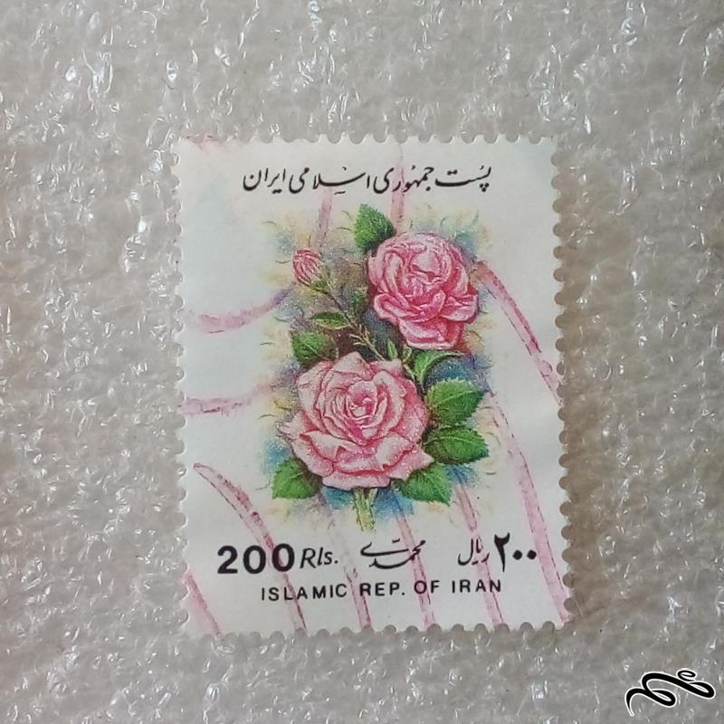 تمبر پستی گل محمدی نوری باطله (۹۰)۶