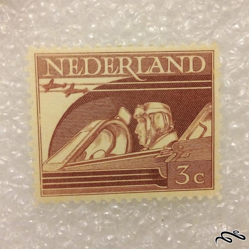 تمبر باارزش قدیمی هلند. پست هوایی (۹۸)۹