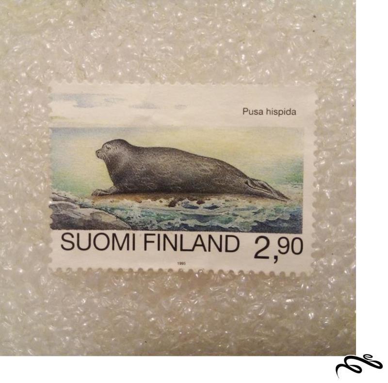 تمبر باارزش ۱۹۹۵ سومی فنلاند . حیوان فک (۹۳)۰