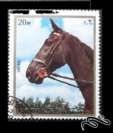 تمبر زیبای باارزش عربی شارجه . اسب . باطله (94)2