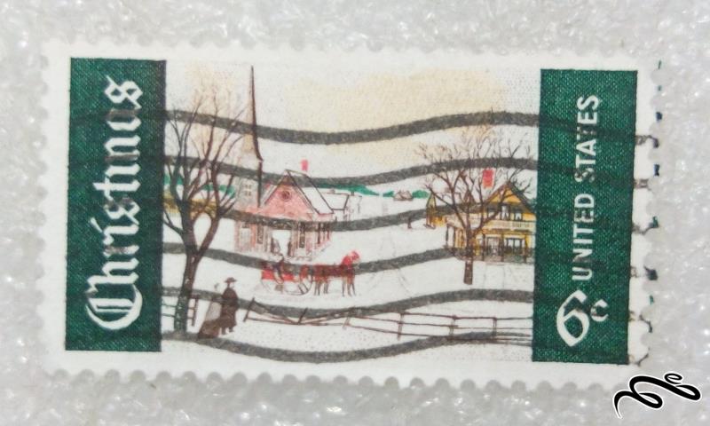 تمبر زیبا و قدیمی 6 سنت امریکا.پست هوایی.باطله (97)9