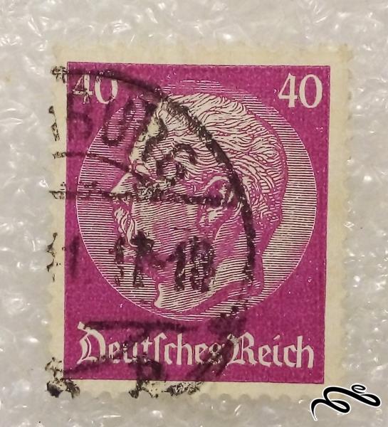 تمبر باارزش ۱۹۳۴ هیدنبرگ المان رایش (۹۶)۳