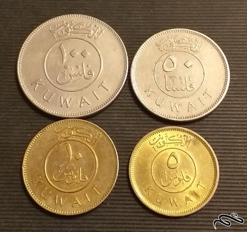 ست 4 تایی سکه های کویت