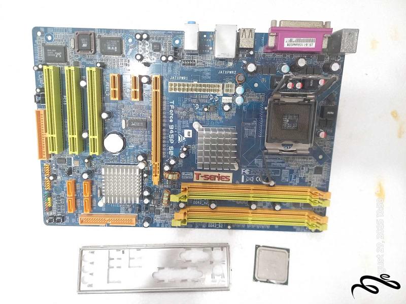 باندل Biostar TForce 945P SE وسی پی یو E4600