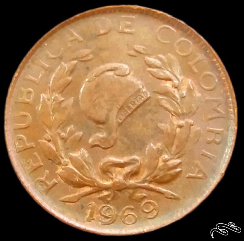 1 سنتاوو کمیاب 1969 کلمبیا (گالری بخشایش)