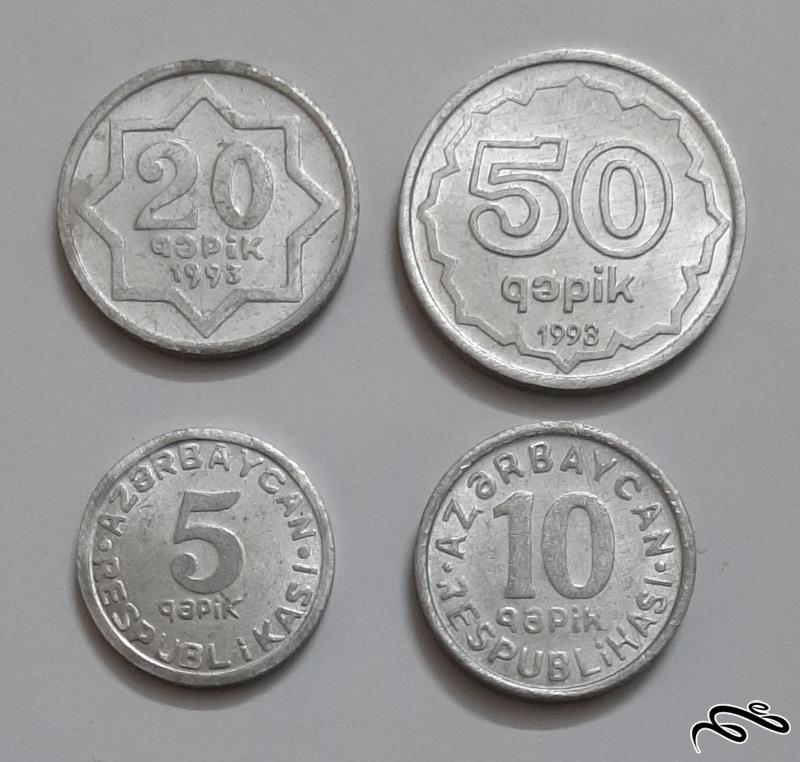 ست سکه های قدیم آذربایجان