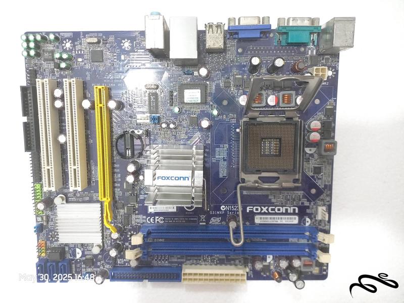 مادربرد Foxconn G31MXP سوکت 775 رم DDR2 معیوب