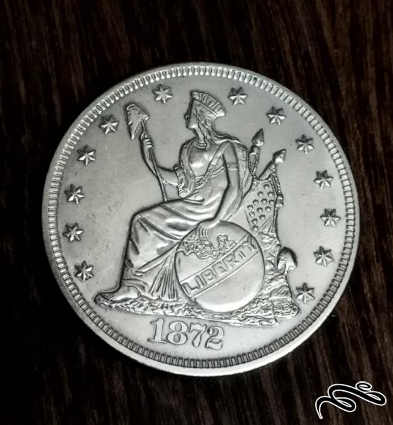 سکه روکش نقره خارجی    از کشور آمریکا ضرب دوم