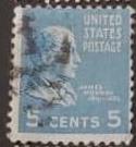 تمبر زیبای قدیمی 5 سنت امریکا شخصیت . باطله (94)0
