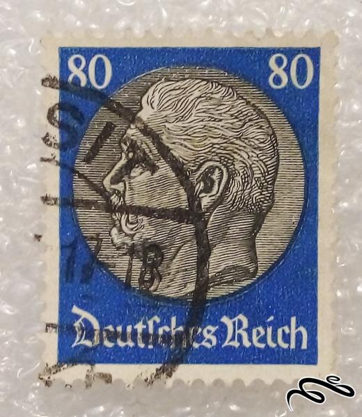 تمبر باارزش ۱۹۳۴ هیدنبرگ المان رایش (۹۶)۳