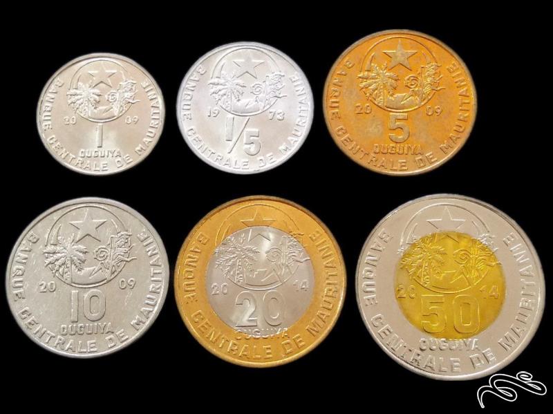 ست 6 عددی فوق کمیاب موریتانی توضیحات خوانده شود (گالری بخشایش)