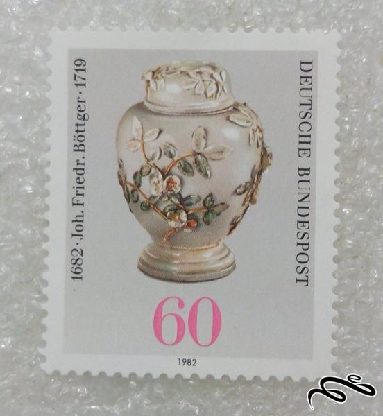تمبر ارزشمند قدیمی ۱۹۸۲ المان.گلدان (۹۷)۶