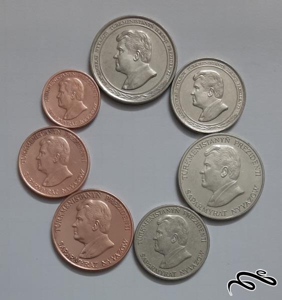 ست کامل سکه های تاجیکستان