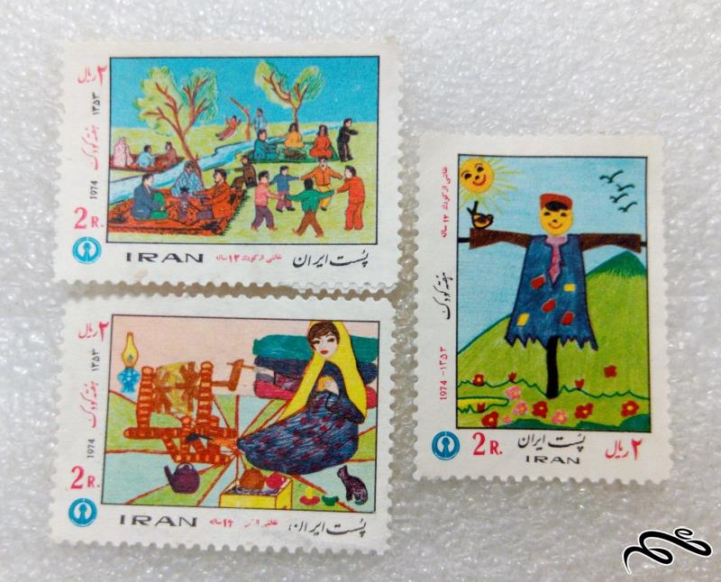۳ تمبر ۱۳۵۳ پهلوی هفته کودک (۹۹)۴