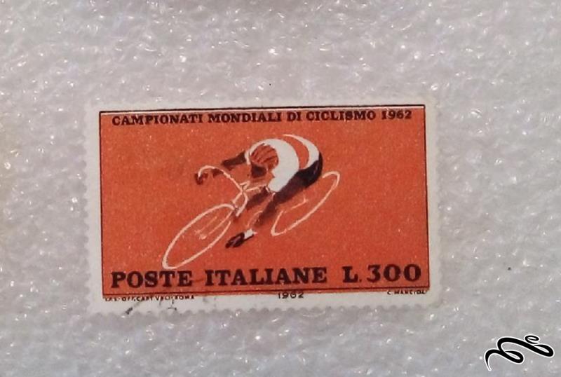تمبر زیبای قدیمی باارزش ۱۹۶۲ ایتالیا . باطله (۹۴)۷
