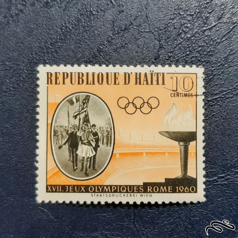 تمبر  قدیمی هائیتی- 1960- المپیک رم