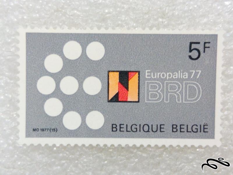 تمبر یادگاری قدیمی و ارزشمند 1977 بلژیک (98)6+F