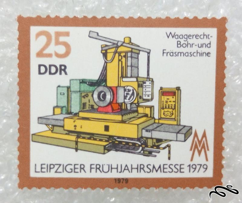 تمبر قدیمی ارزشمند ۱۹۷۹ المان DDR.صنعت (۹۸)۶+F
