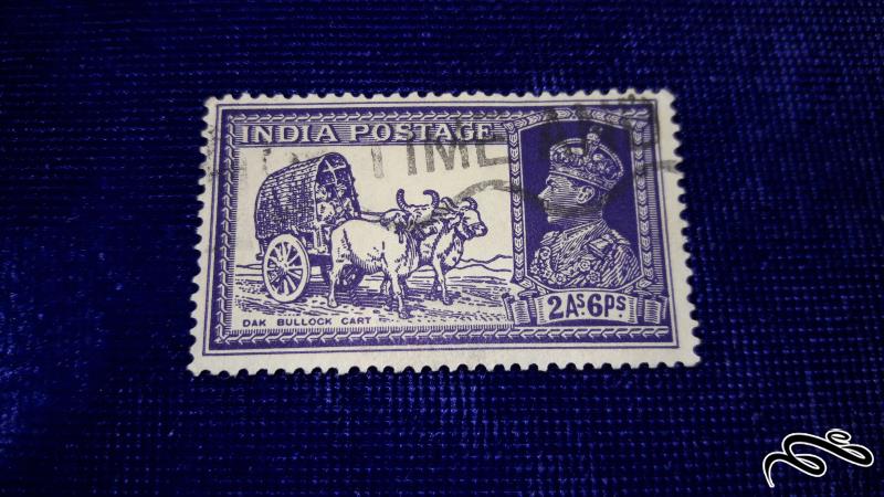 تمبر خارجی کلاسیک و قدیمی جرج ششم مستعمره هندوستان
