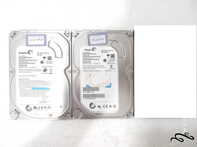 هارد Seagate ST3500413AS 500GB ساتا معیوب