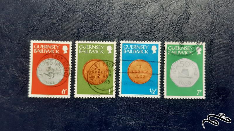 سری تمبر های GUERNSEY - بریتانیا